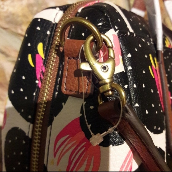 NWT FOSSIL SYDNEY SATCHEL CROSSBODY SHOULDER BAG - Picture 3 of 7